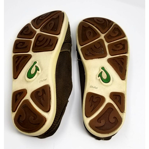 Oluaki Nohea Mesh Slip On Mustang - Lime Peel Mens Athletic Comfort Shoe 9 - Picture 5 of 6